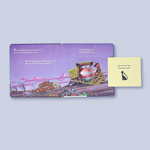 CONSTRUCTION SITE GETS A FRIGHT!: A HALLOWEEN LIFT-THE-FLAP BOOK - RINKER. SHERR